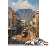Cape Town South Africa Puzzle DIY Game Premium Cardboard Jigsaw Puzzle for Women Men Children's Day 1000pcs (75x50cm)