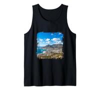 Cape Town Table Mountain Coastal City Landscape Scene Tank Top