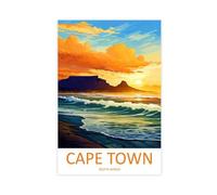 Cape Town Travel Print Canvas Poster Wall Art Decor Print Picture Paintings for Living Room Bedroom Decoration 08x12inch(20x30cm)
