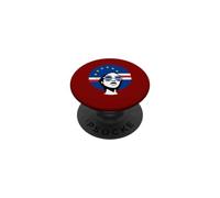 Cape Verde Afro Woman Flag Sunglasses Design PopSockets Adhesive PopGrip