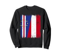 Cape Verde Austria Flag | Cape Verdean Austrian Roots Sweatshirt