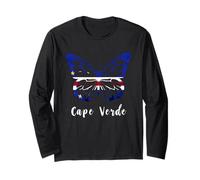 Cape Verde Butterfly Cape Verdean Pride Hope Cabo Verdean Long Sleeve T-Shirt