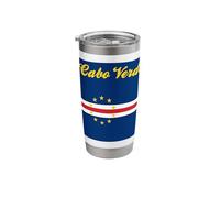 Cape Verde,Cabo Verde Flag Stainless Steel Insulated Tumbler