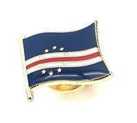 Cape Verde Cabo Verde West Africa Metal Enamel Country Flag Pin Badge