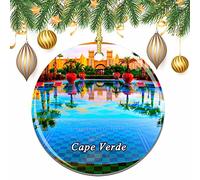 Cape Verde Christmas Xmas Tree Ornament Decoration Wedding Hanging Pendant Decor City Travel Souvenir Collection