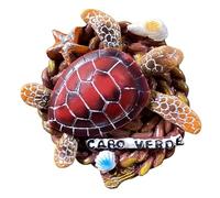 Cape Verde Creative Turtle Refrigerator Magnet 3D Travel Souvenir Fridge Decoration Magnetic Sticker Craft Collection