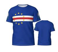Cape Verde Flag Cape Verdean 3D Printed Patriotic T Shirt Tees Tops Sport Shirts