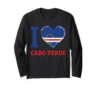 Cape Verde Flag Cape Verdean Roots Cabo Verde Long Sleeve T-Shirt