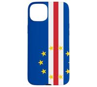 Cape Verde Flag Colors Gift for Cabo Verdeans Case for iPhone 15 Plus