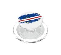 Cape Verde Flag Distressed Grunge Graphic PopSockets PopGrip for MagSafe