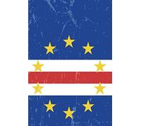 Cape Verde Flag Journal: Cabo Verde Travel Diary, Cap Verdean Souvenir Book, lined Journal to write in
