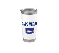 Cape Verde Flag Stainless Steel Insulated Tumbler