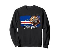 Cape Verde flag tshirt, Cape Verde map, Cape Verde for women Sweatshirt