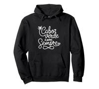Cape Verde Is Forever - Cape Verdean Heart Line Art Pullover Hoodie