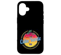 Cape Verde Island Sunset Retro Palm Tree Vintage Souvenir Case for iPhone 16