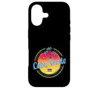 Cape Verde Island Sunset Retro Palm Tree Vintage Souvenir Case for iPhone 17