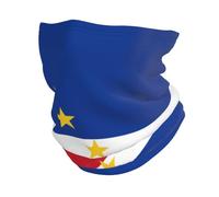 Cape Verde Islands Flag Pattern Multifunctional Elastic Neck Warmer Scarf Adjustable Balaclava Outdoor Essential Soft Skin-Friendly Anti-Static Police Military Use Outdoor Sports Multifunctional Mask