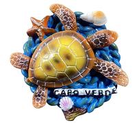 Cape Verde Marine Life Sea Turtle Refrigerator Magnet 3D Travel Souvenir Fridge Decoration Magnetic Sticker Craft Collection