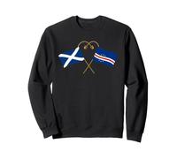 Cape Verdean Heritage Cabo Verde Scotland Flag Cape Verdean Sweatshirt