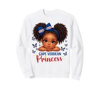Cape Verdean Princess Cute Girl Flag Headband Sweatshirt