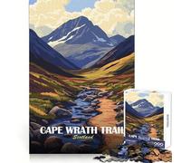Cape Wrath Trail Scotland Landscape Puzzles for Teenagers 1000 Pieces Memory Power Mindful Escape Accurate Cut Memorable Gift (50x75cm)