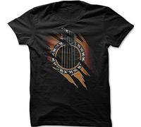 capeclain Acoustic Guitar Ovation Takemine Martin Birthday Gift T-Shirt M Black