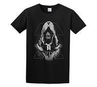 capeclain Destiny 2 Skull Unisex 100% Cotton Short-Sleeve T-Shirts Black M