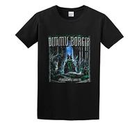 capeclain Dimmu Borgir Godless Savage Garden Unisex 100% Cotton Short-Sleeve T-Shirts Black S