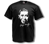 capeclain George Formby The Ukulele Music Hall Silver Screen Legend Unisex 100% Cotton Short-Sleeve T-Shirts Black M