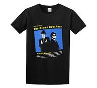 capeclain Music That Inspired The Blues Brothers Unisex 100% Cotton Short-Sleeve T-Shirts Black L