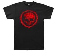 capeclain Poison Idea Red Sign Skull Unisex 100% Cotton Short-Sleeve T-Shirts Black XXL