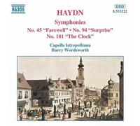 Capella Istropolitan - Symphonies 45, 94 & 101 [New CD]