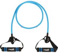 Capelli Sport Medium Resistance Band - Latex 120cm Resistance Bands with Handles， Single Resistance Bands， Exercise Bands with Handles， for Resistance Training， Physical Therapy， Home Workouts， Fitnes