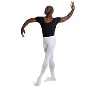 Capezio Adult's 1915 Ultra Soft Footed Tight, White, XXL