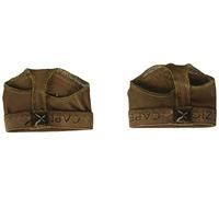 Capezio Barely There footUndeez, Espresso, Extra X- Large