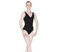 Capezio Ca1Ev 126 Tank Leotard W/Pinch Front Class Collection - Black, Medium