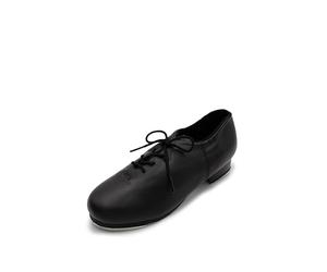 Capezio Cadence Tap Shoes, for Women with Durable Leather Soles & Tele Tone Toe & Heel Taps, Lightweight Dance Shoes for Professional Dancers - Black