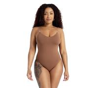Capezio Camisole Leotard with Clear Transition Straps, Skintone 60, Medium