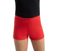 Capezio Child Girls Low Rise Boy Cut Shorts TB113C Red