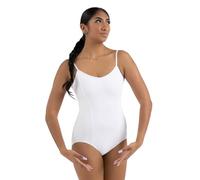 Capezio Women’s Princess Seamed Leotard, Dance & Gymnastic Leotard For The Elegant Ballerina Look, Ballet Leotard Women Can Use For Studio Time, Rehearsals & Performance - White, Size M