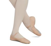 Capezio Daisy Child Ballet Shoes Leather Ballet Flats Full Sole Dance Slippers for Girls Toddlers UK 12.5 Pink