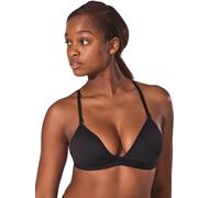 Capezio 3777W V-Neck Bra with Transparent, Adjustable Black M