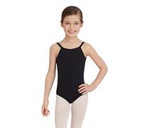 Capezio Girl's Camisole Leotard w/Adjustable Straps, Black, 5