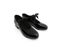 Capezio Boy's Girl's Jr. Tyette Tap Shoe Dance, Black Patent, 6.5 UK Child