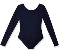 Capezio Girl's Long Sleeve Leotard, Navy, L