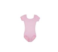 Capezio Girls Short Sleeve Leotard (TB132C) -Pink -Child Large