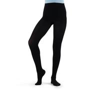 Capezio Big Girls' Ultra Soft Self Knit Waistband Footed Tight, Caramel, One Size