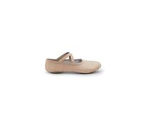 Capezio Hanami Canvas Split Sole Ballet Shoes for Girls Women No Drawstring Leather Sole Elasticated Flat Ballet Shoes for Dance Yoga Gymnastics 2037 Light Pink 4 UK