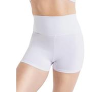 Capezio High Waisted Shorts, White, Small
