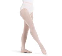 Capezio Hold & Stretch Tights For Women, Versatile Women’s Tights, Semi-Opaque, Professional Seamless Dance Tights With Elasticised Waistband For Practice & Performance - Ballet Pink, M (Medium)